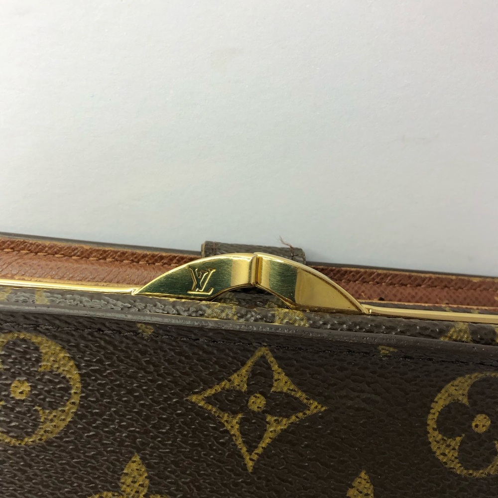 Louis Vuitton Monogram Canvas Small Wallet in Brown and Gold - Picture 3 of 16